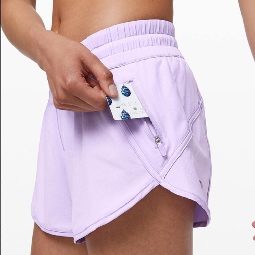 Lululemon Tracker Short V *4" Sheer Violet